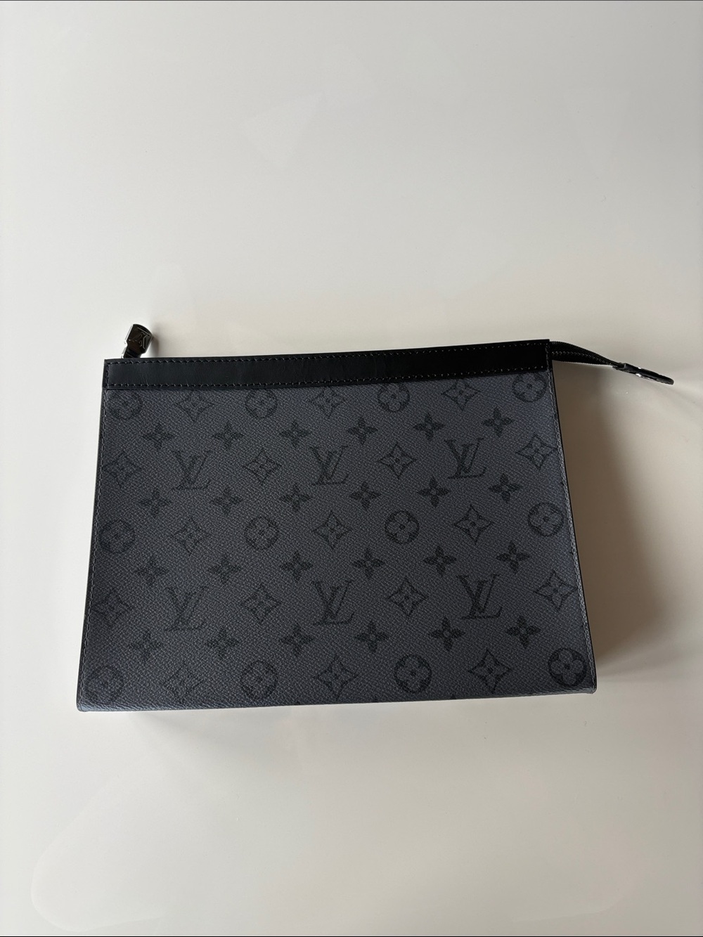 Louis Vuitton Men's Monogram Pochette Voyage in Charcoal and Black